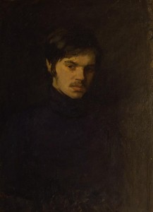 "Портрет сына Андрея" 1975 г. Х.М. 65Х71